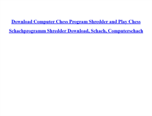 Tablet Screenshot of download.shredderchess.com